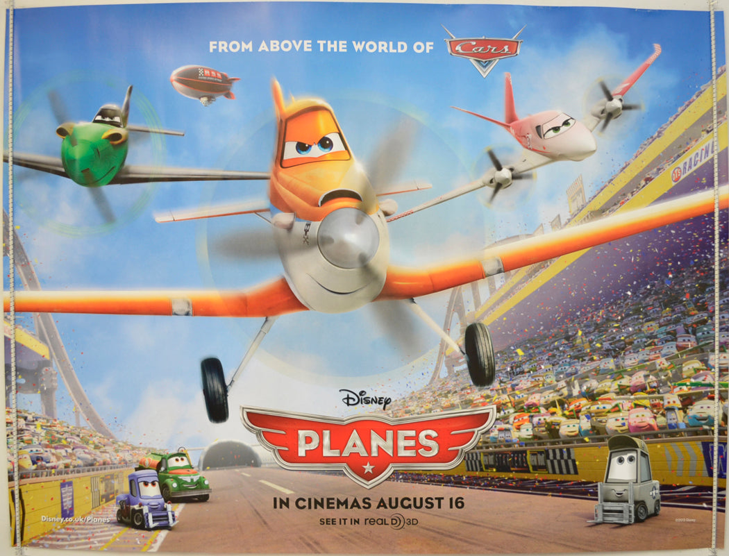 Planes  (DUSTY Teaser / Advance Version)  Original Quad Poster - Film Poster - Movie Poster 