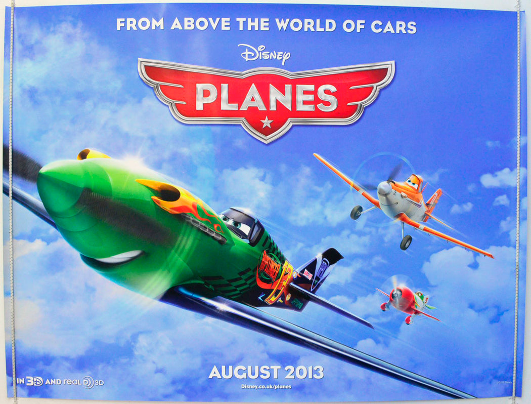 Planes  (Teaser / Advance Version)   Original British Quad Poster - Film Poster - Movie Poster 