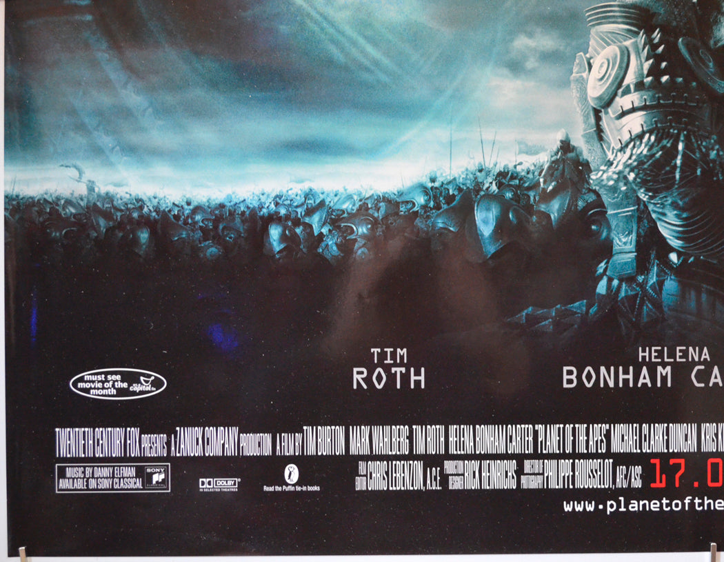 PLANET OF THE APES (Bottom Left) Cinema Quad Movie Poster 