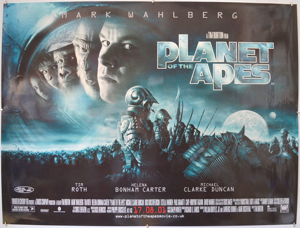 Planet Of The Apes  - Original Quad Poster - Film Poster - Movie Poster