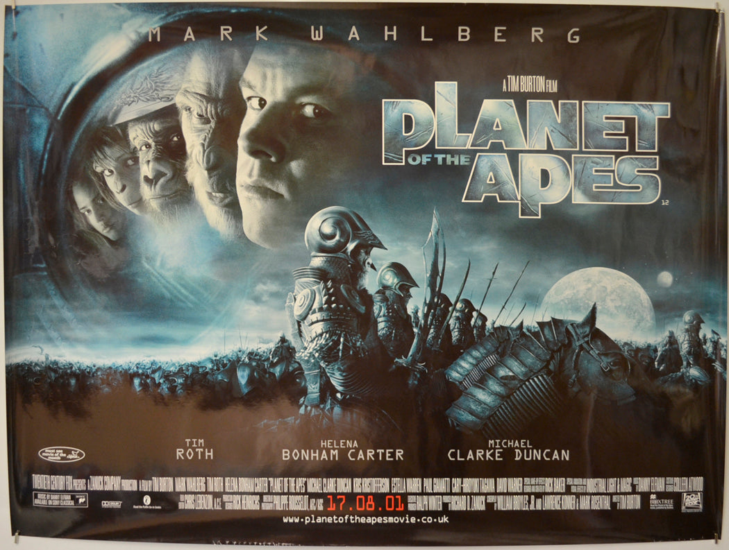 Planet Of The Apes  Original Quad Poster - Film Poster - Movie Poster