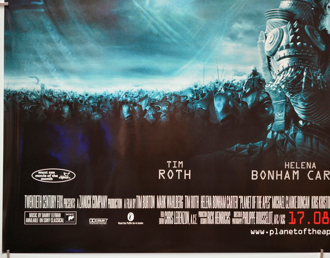 Planet Of The Apes (Bottom Left) Cinema Quad Movie Poster 