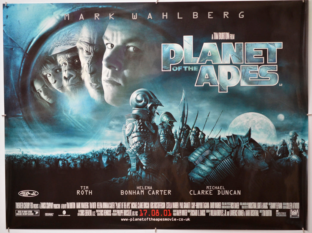 Planet Of The Apes - Original Quad Poster - Film Poster - Movie Poster