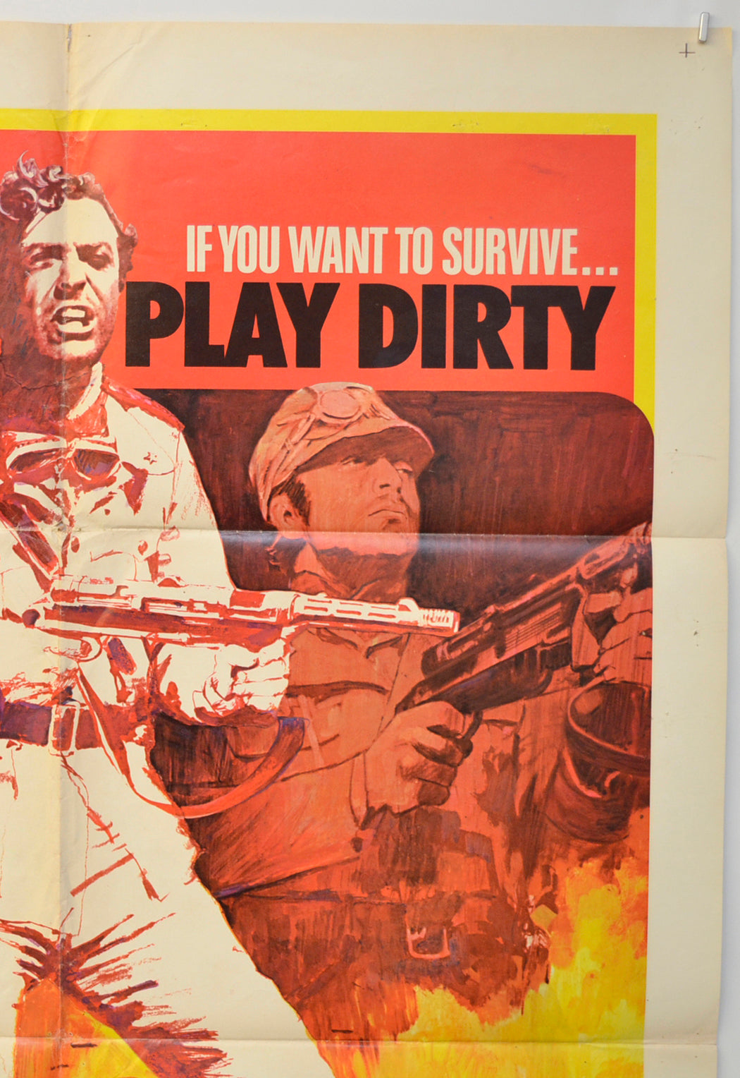 PLAY DIRTY (Top Right) Cinema One Sheet Movie Poster 