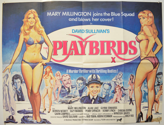 The Playbirds Original Quad Poster - Film Poster - Movie Poster