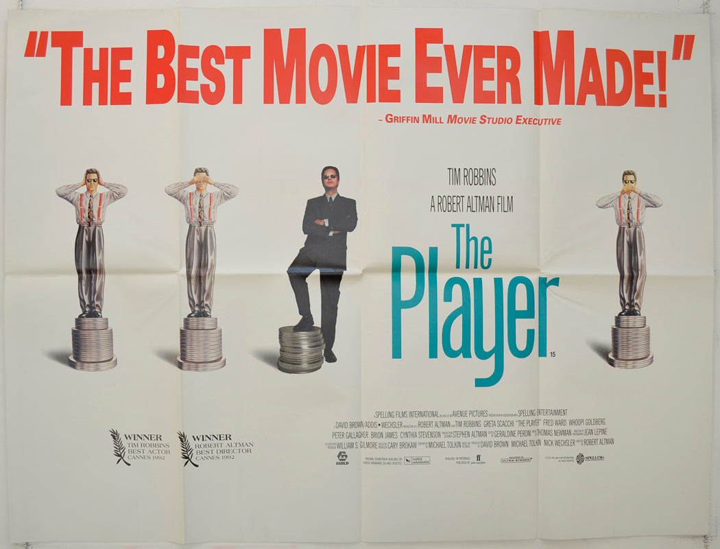 The Player Original Quad Poster - Film Poster - Movie Poster  