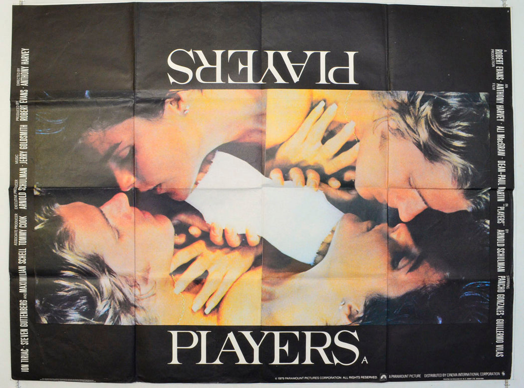 Players  Original British Quad Poster - Film Poster - Movie Poster