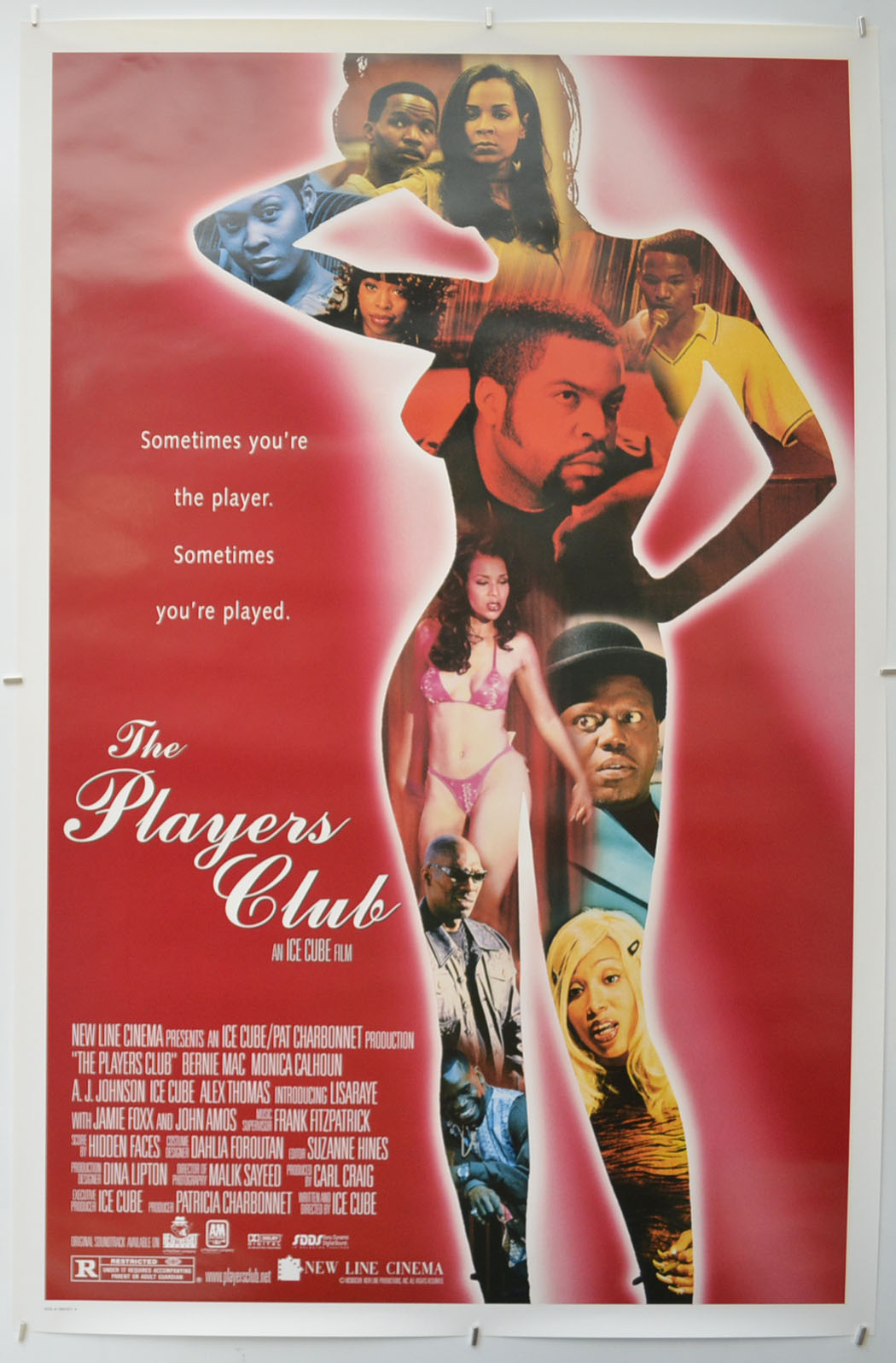 The Players Club  Original One Sheet Poster - Film Poster - Movie Poster