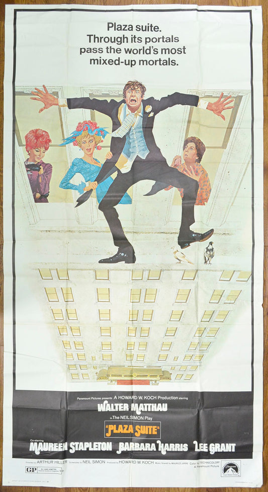 Plaza Suite    Original US 3-Sheet Poster - Movie Poster