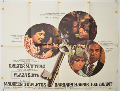 Plaza Suite   Original Quad Poster - Film Poster - Movie Poster 