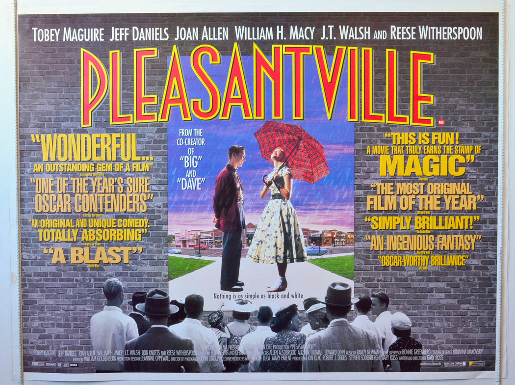 Pleasantville Original British Quad Poster - Movie Poster