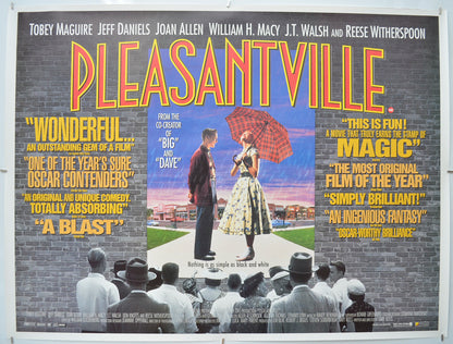 Pleasantville - Original Quad Poster - Film Poster - Movie Poster