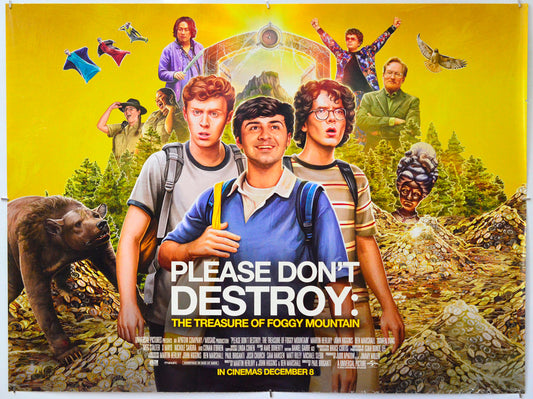 Please Don't Destroy: The Treasure of Foggy Mountain - Original Quad Poster - Film Poster - Movie Poster