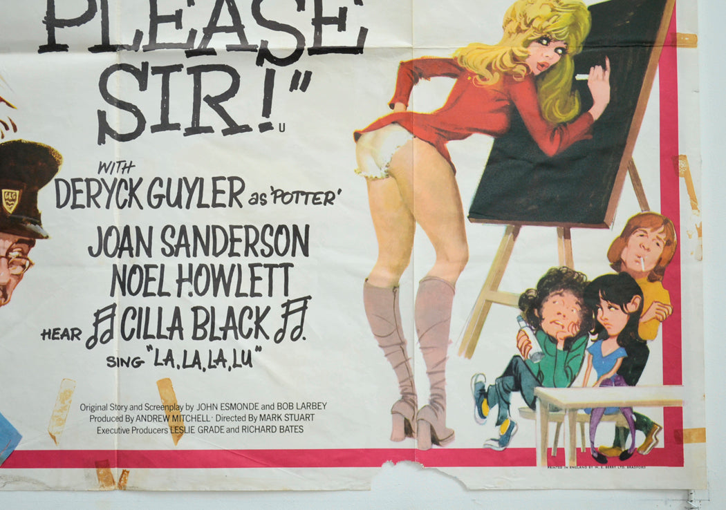 PLEASE SIR (Bottom Right) Cinema Quad Movie Poster 