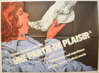 Pleasure Game (a.k.a. Une Partie De Plaisir)</br>(a.k.a. Pleasure Party) Original Quad Poster - Film Poster - Movie Poster