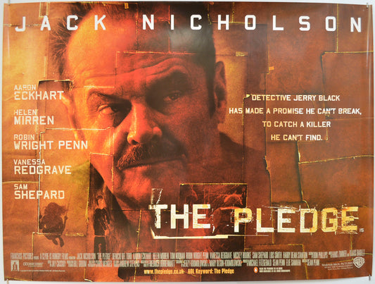 The Pledge  Original Quad Poster - Film Poster - Movie Poster