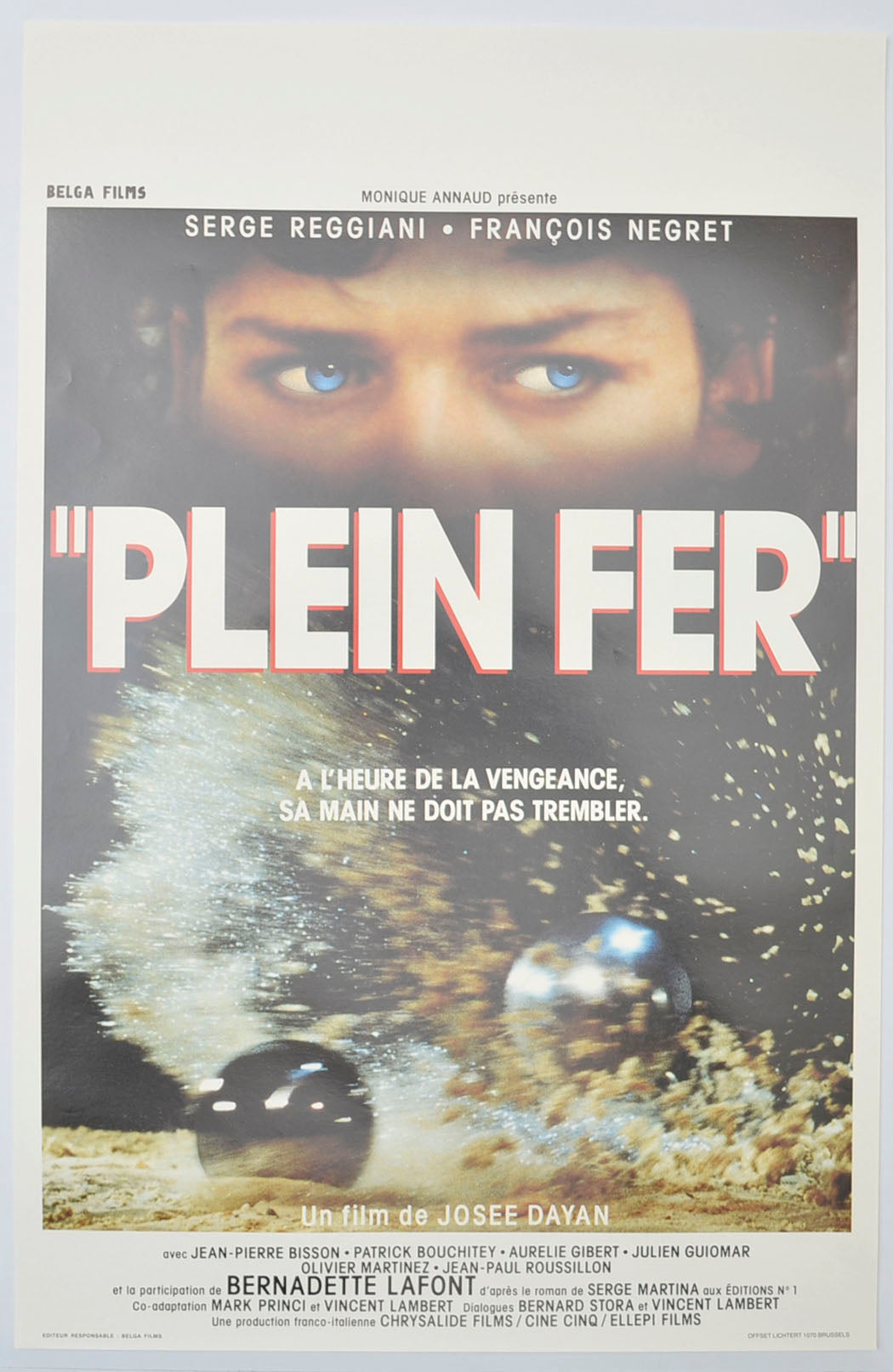 Plein Fer Original Belgian Poster - Film Poster - Movie Poster