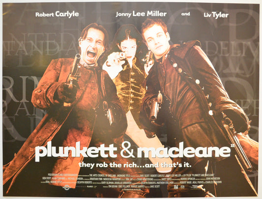 Plunkett And Macleane Original Mini Quad Poster - Film Poster - Movie Poster