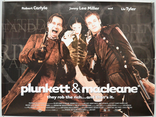 Plunkett And Macleane Original Quad Poster - Film Poster - Movie Poster