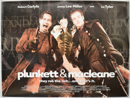 Plunkett And Macleane Original Quad Poster - Film Poster - Movie Poster