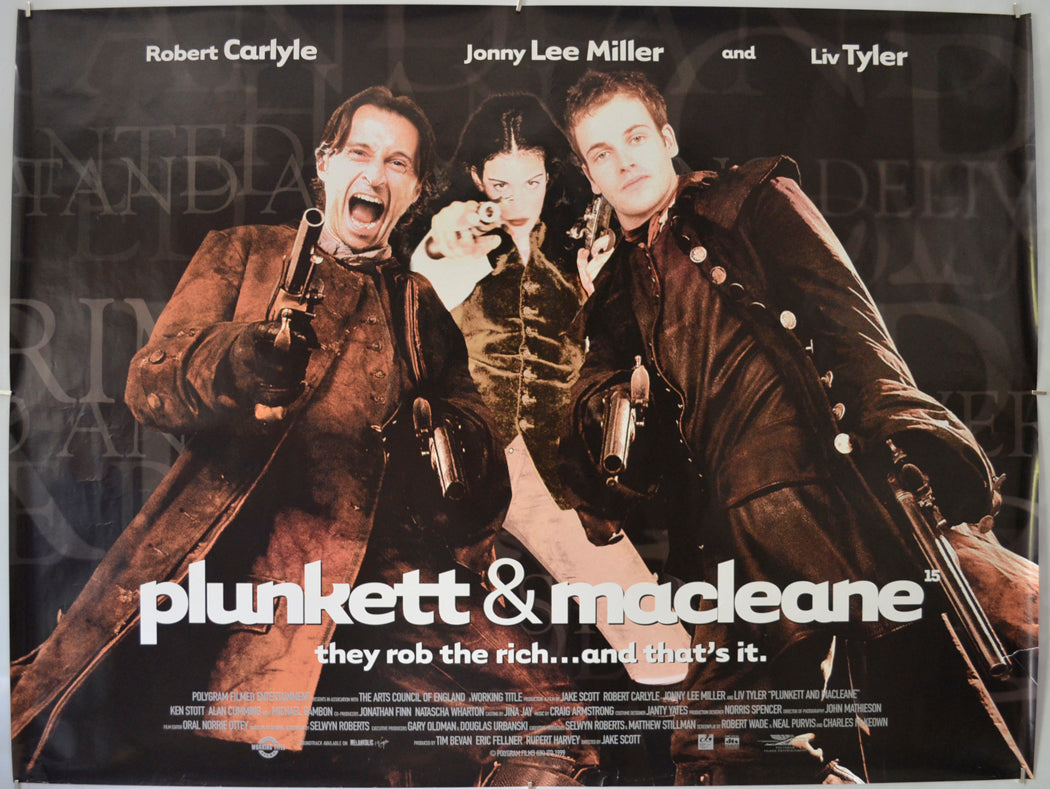 Plunkett And Macleane Original Quad Poster - Film Poster - Movie Poster