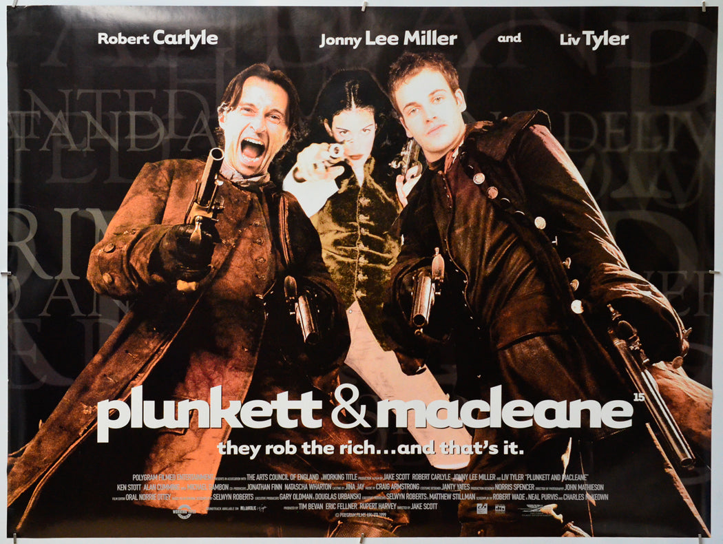 Plunkett And Macleane - Original Quad Poster - Film Poster - Movie Poster