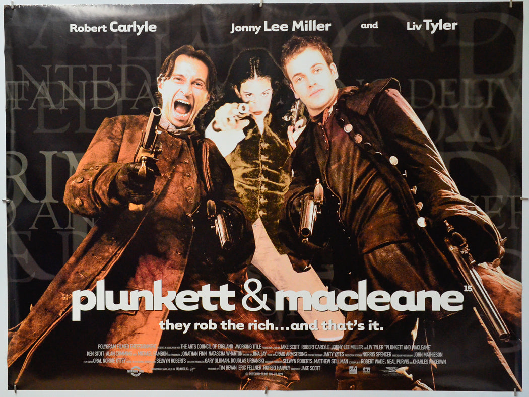 Plunkett And Macleane - Original Quad Poster - Film Poster - Movie Poster