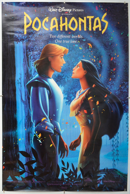 Pocahontas  (Version B) Original One Sheet Poster - Film Poster - Movie Poster