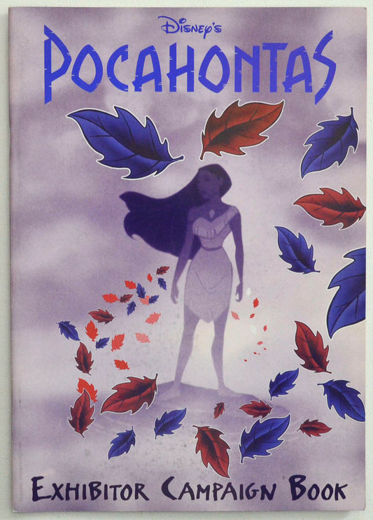 Pocahontas Original 12 Page Cinema Exhibitor's Campaign Press Book 