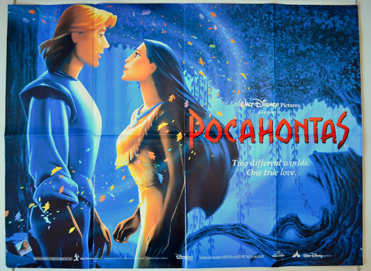 Pocahontas     Original British Quad Poster - Movie Poster