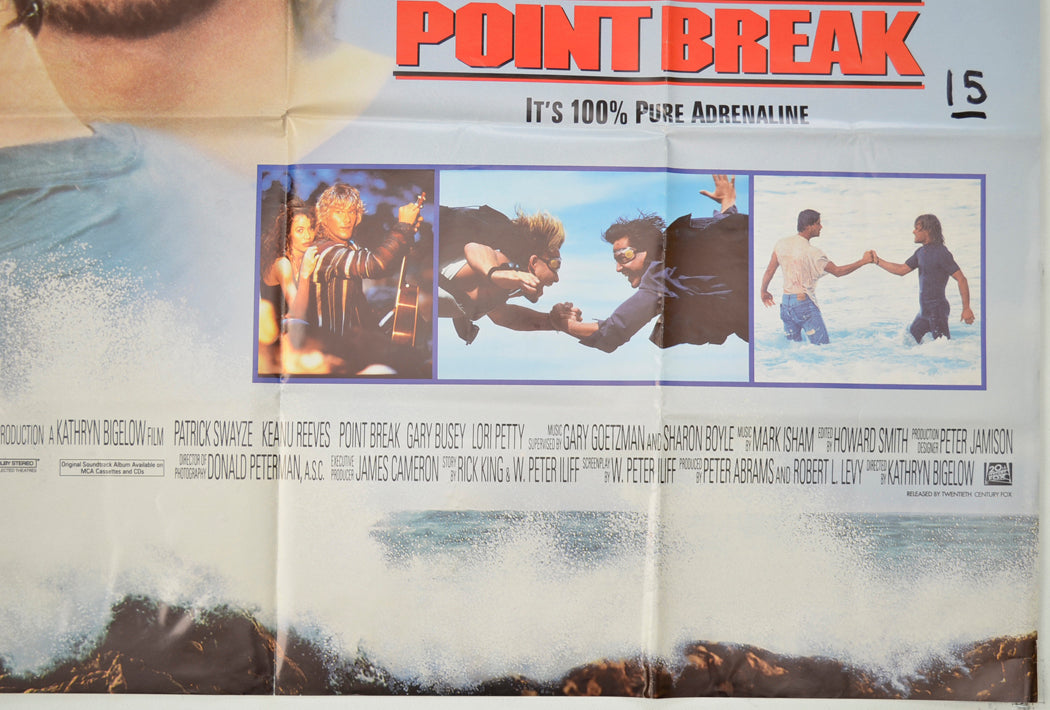 POINT BREAK (Bottom Right) Cinema Quad Movie Poster 