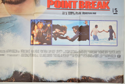 POINT BREAK (Bottom Right) Cinema Quad Movie Poster 