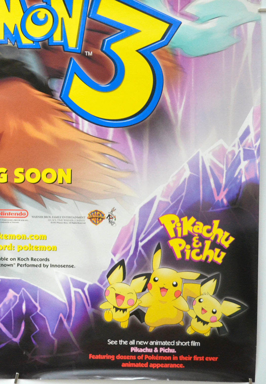 POKEMON 3 (Bottom Right) Cinema One Sheet Movie Poster 