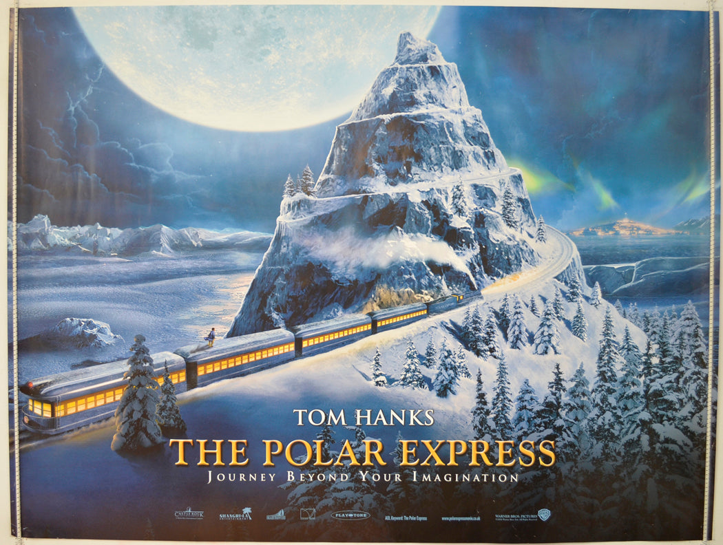 The Polar Express  (Teaser / Advance Version)  Original Quad Poster - Film Poster - Movie Poster 