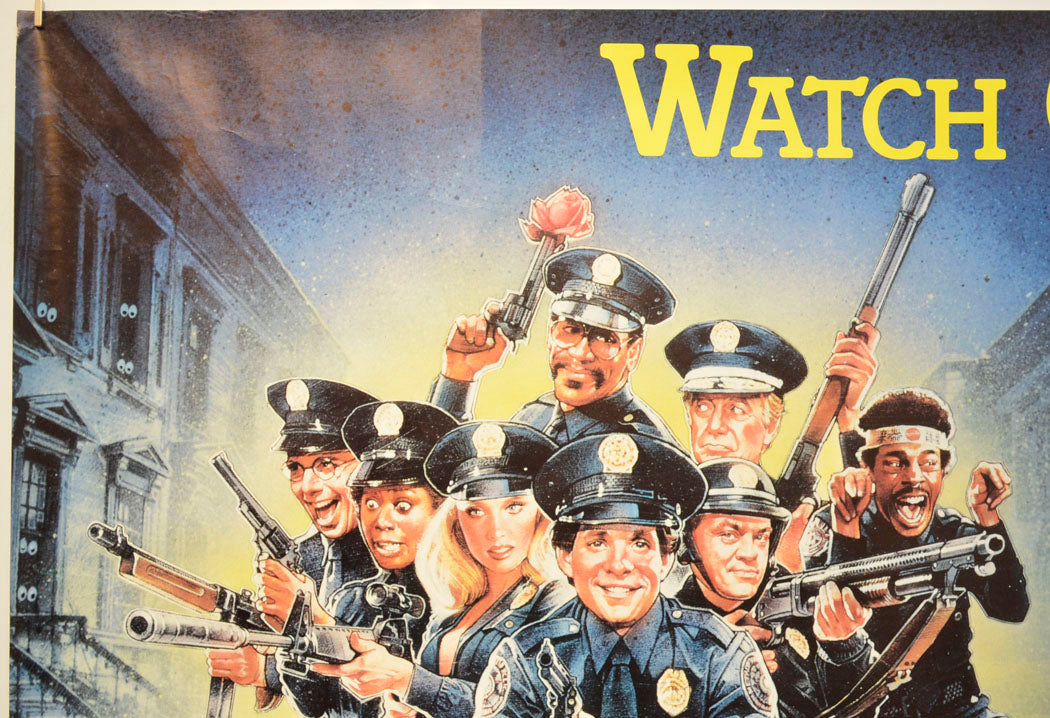 POLICE ACADEMY 2 (Top Left) Cinema Quad Movie Poster 