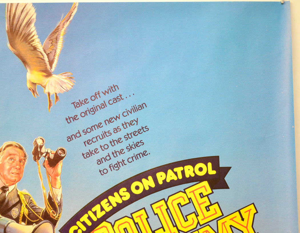 POLICE ACADEMY 4 (Top Right) Cinema Quad Movie Poster 