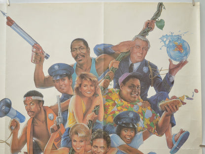 POLICE ACADEMY 5 : ASSIGNMENT MIAMI BEACH (Top Right) Cinema Quad Movie Poster 