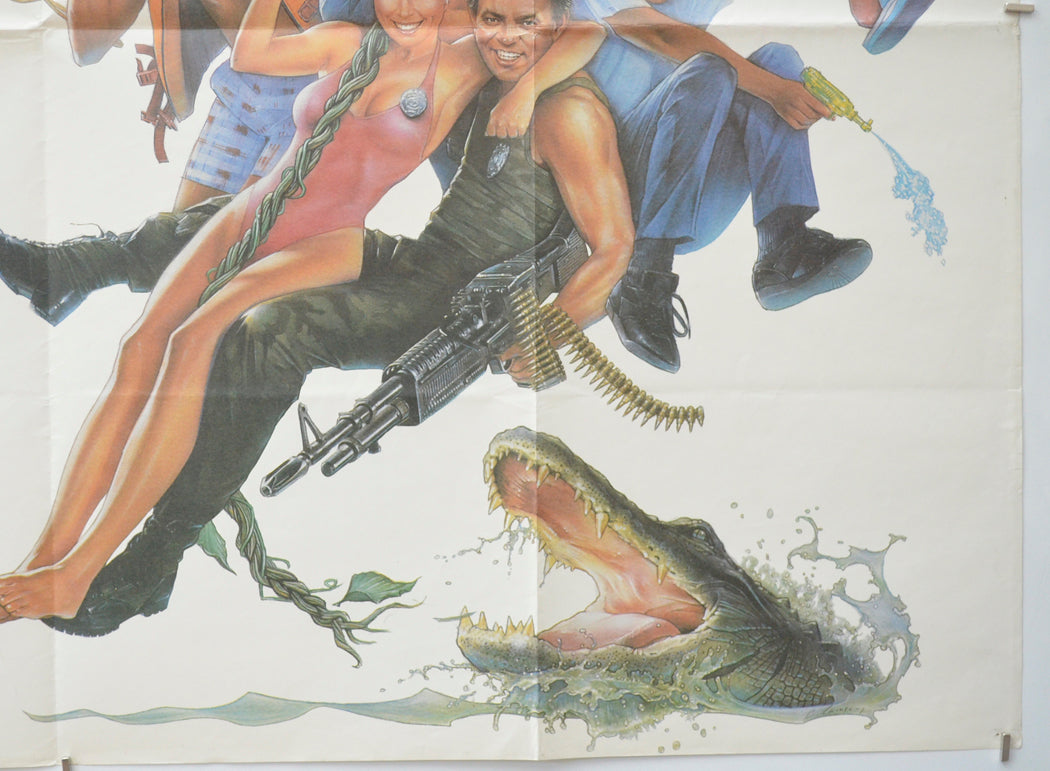 POLICE ACADEMY 5 : ASSIGNMENT MIAMI BEACH (Bottom Right) Cinema Quad Movie Poster 