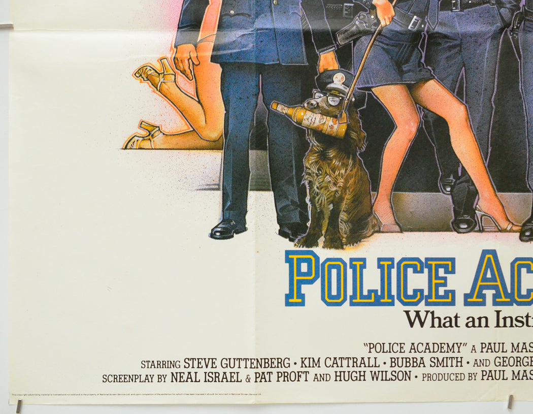 Police Academy (Bottom Left) Cinema Quad Movie Poster 