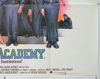 Police Academy (Bottom Right) Cinema Quad Movie Poster 