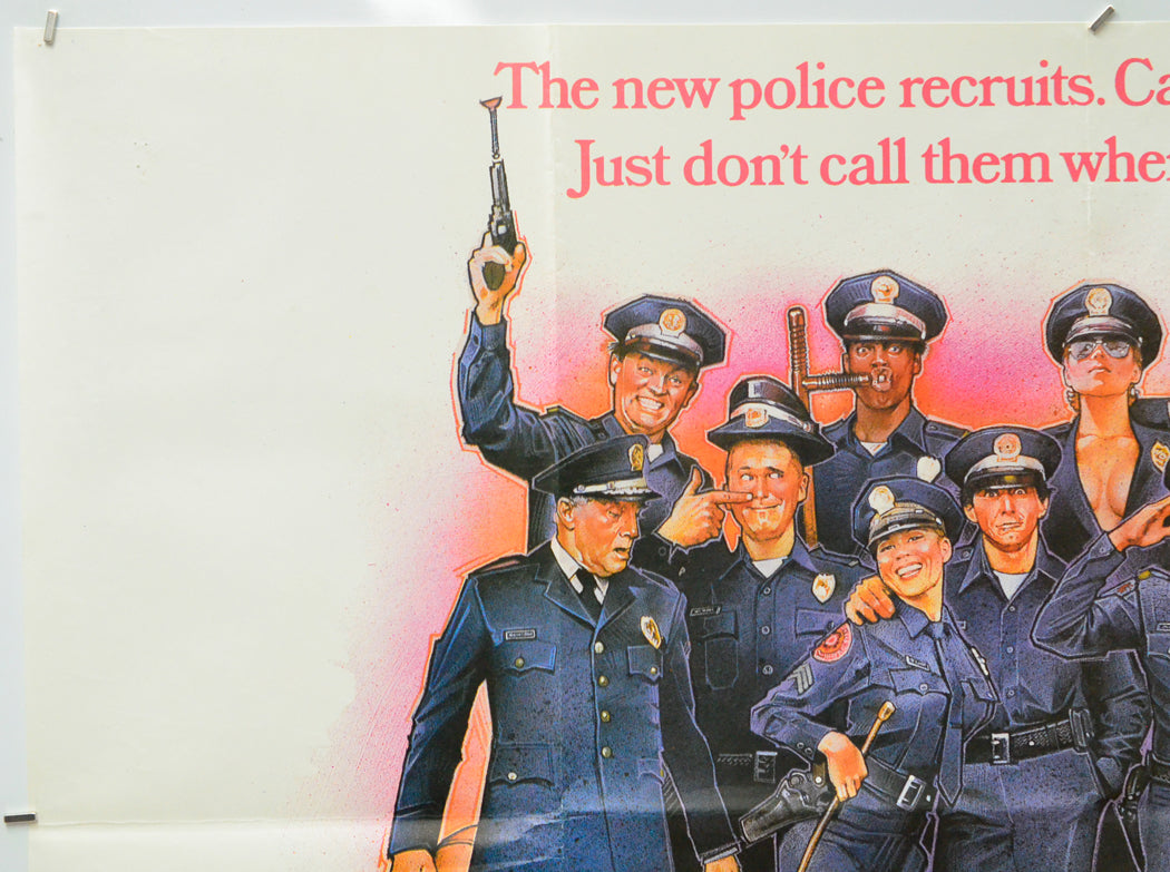 Police Academy (Top Left) Cinema Quad Movie Poster 