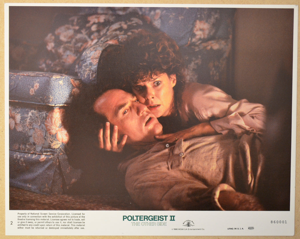 POLTERGEIST II - THE OTHER SIDE (Card 2) Cinema Set of Colour FOH Stills / Lobby Cards 