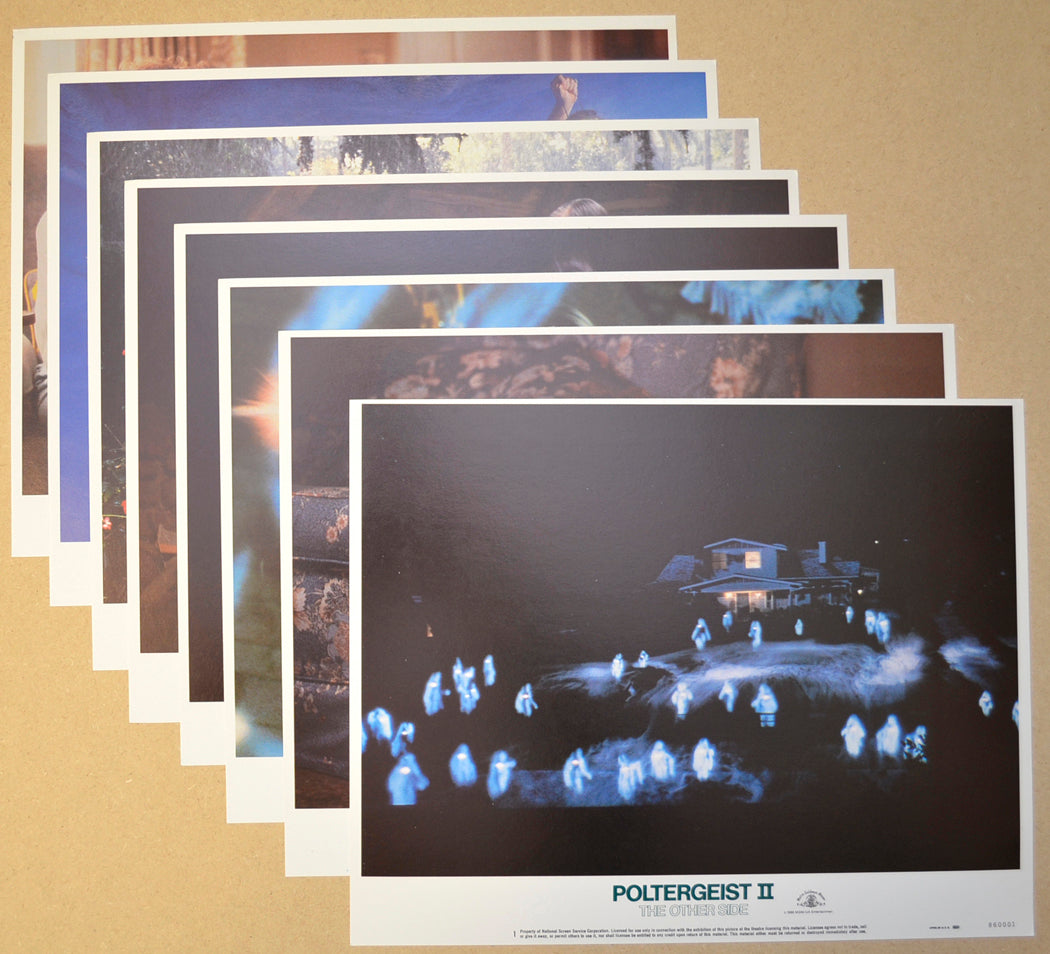 Poltergeist II : The Other Side Set Of 8 Original Cinema Lobby Cards 