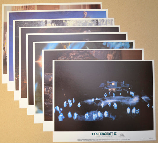 Poltergeist II : The Other Side Set Of 8 Original Cinema Lobby Cards 