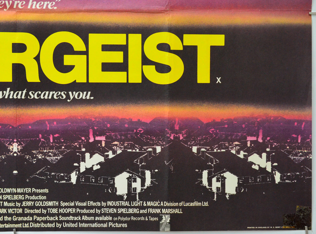 Poltergeist (Bottom Right) Cinema Quad Movie Poster 