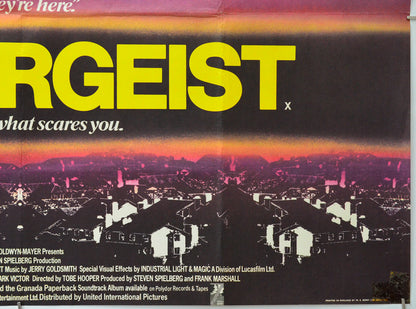 Poltergeist (Bottom Right) Cinema Quad Movie Poster 