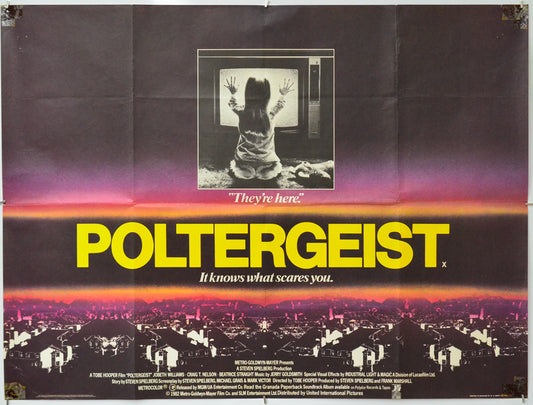 Poltergeist - Original Quad Poster - Film Poster - Movie Poster