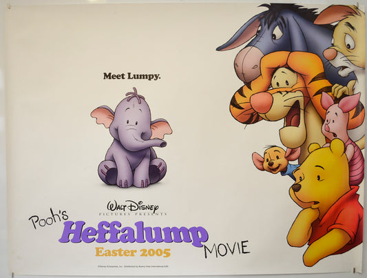 Pooh's Heffalump Movie Original Quad Poster - Film Poster - Movie Poster  