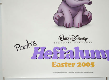 POOH’S HEFFALUMP MOVIE (Bottom Left) Cinema Quad Movie Poster 