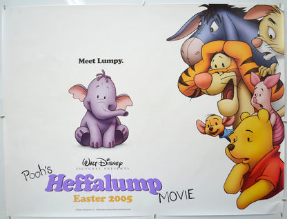 Pooh's Heffalump Movie Original Quad Poster - Film Poster - Movie Poster